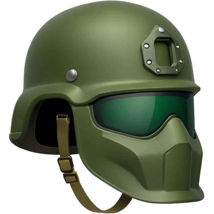 modern military helmet emoji