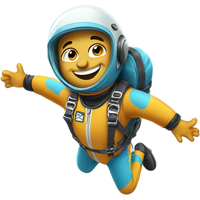 Greg skydiving  emoji