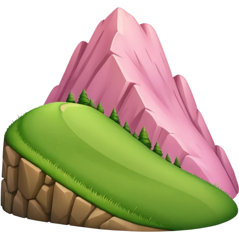 pink high hill emoji