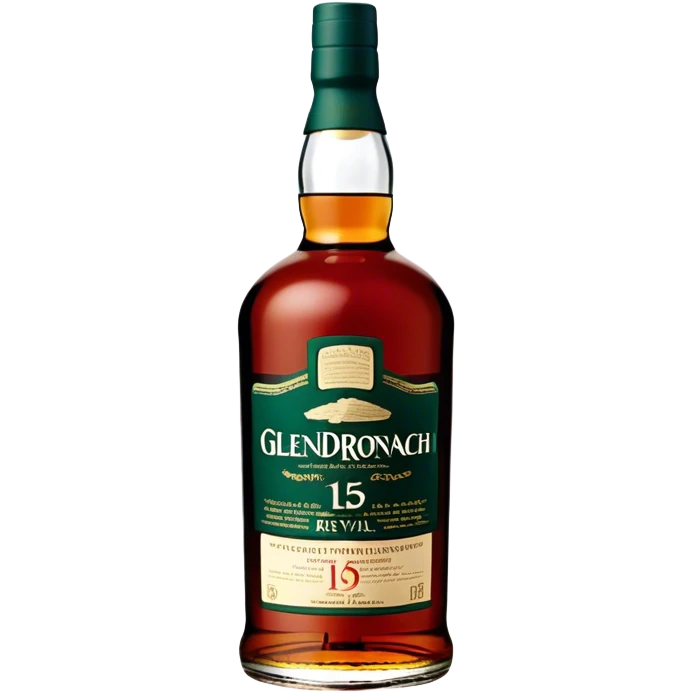 GlenDronach 15-Year-Old Revival fat bottle, single bottle emoji