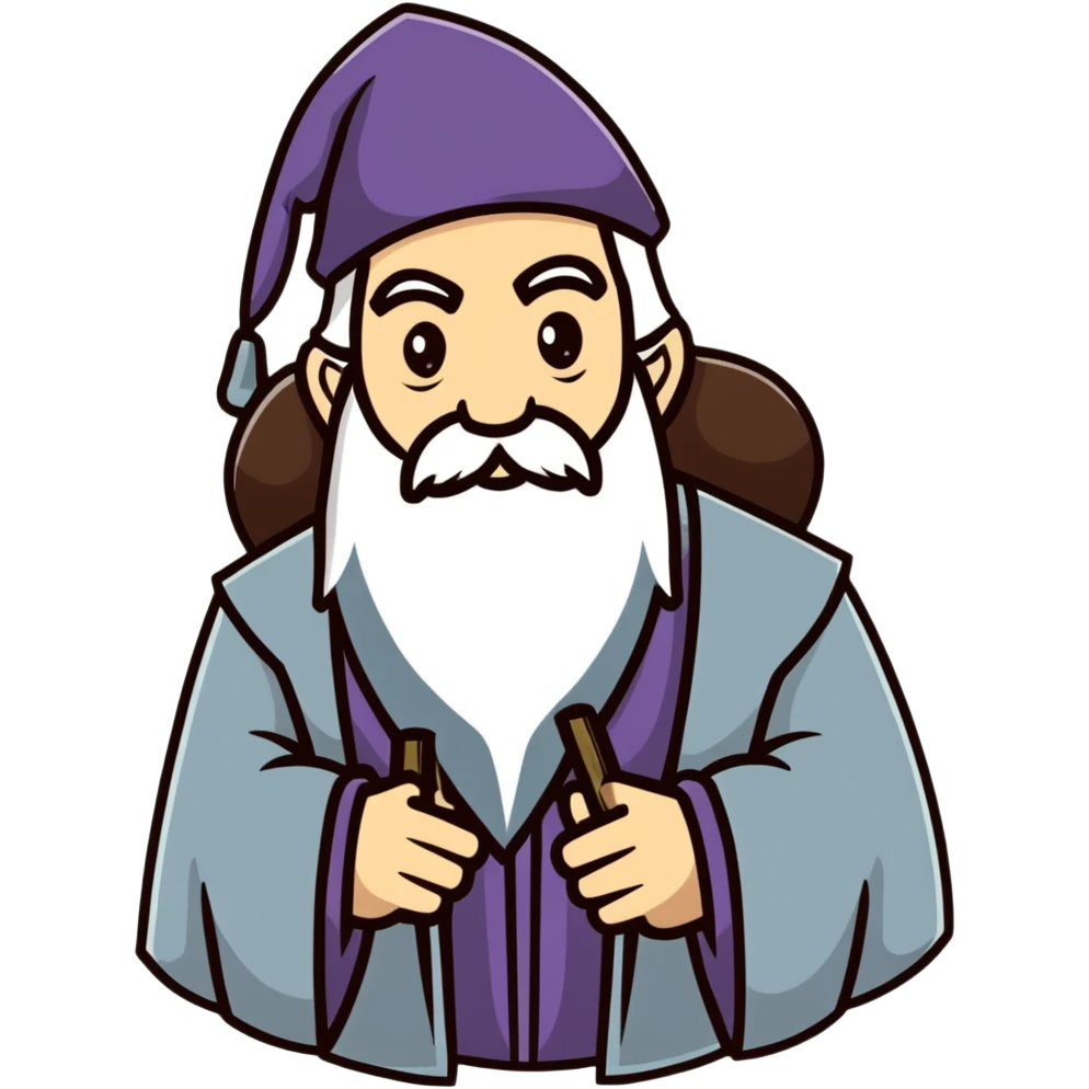 Dumbledore from Harry Potter emoji