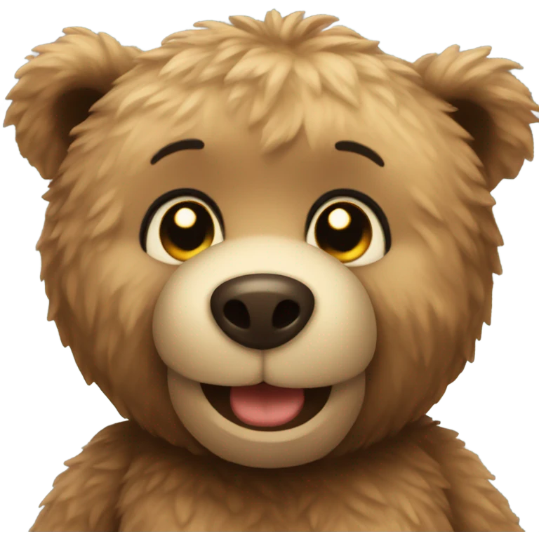 Teddy bear inlove emoji