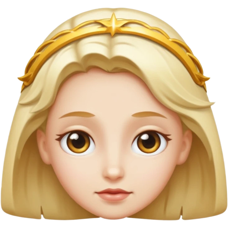 Rolling eye angel emoji