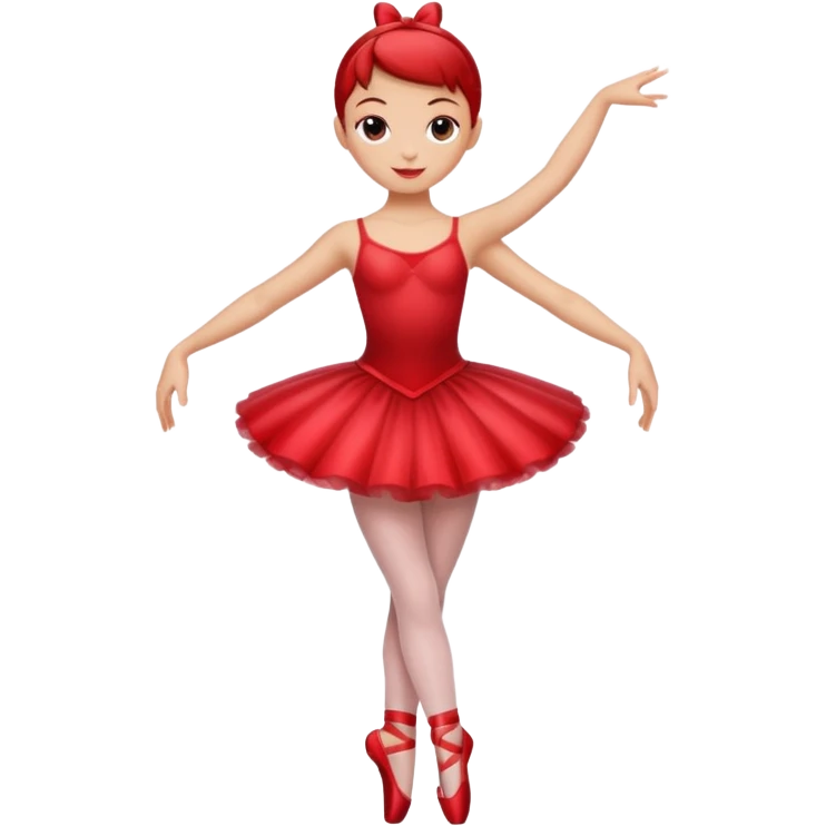 Make apple type ballerina emojis full body  emoji