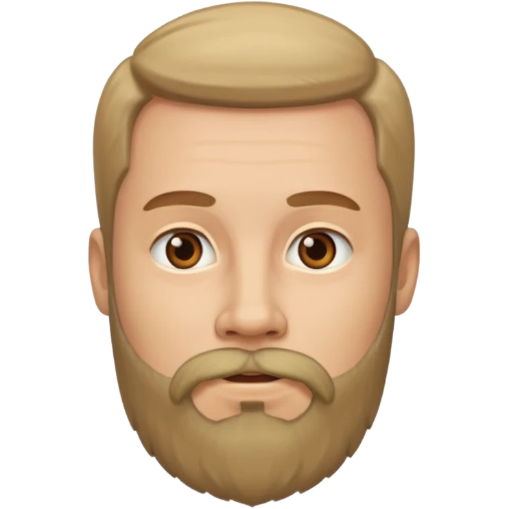 man with goatie beard emoji