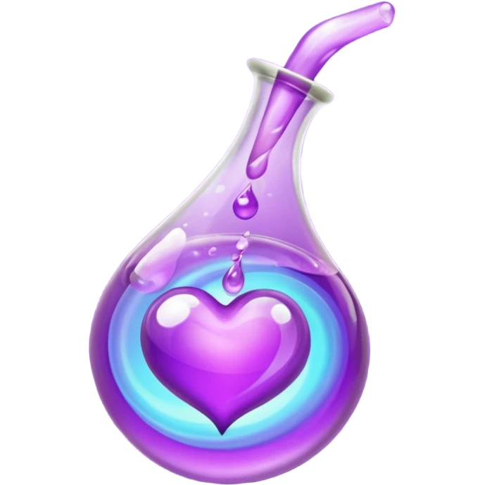 Purple love elixir emoji