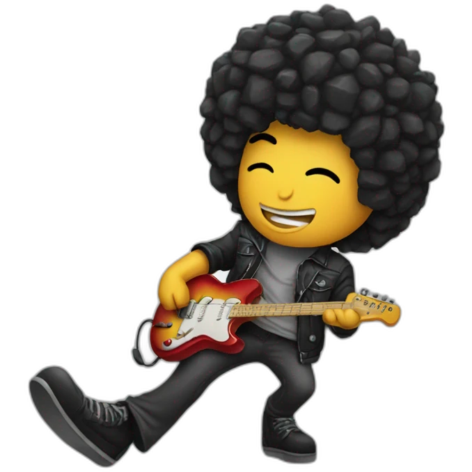 Rock and roll emoji