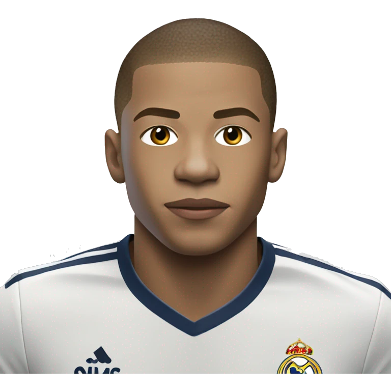 Mbappe in real madrid jersey emoji