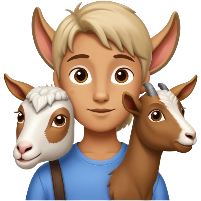 3rd grader and a goat emoji