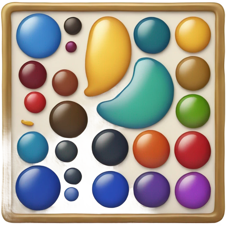 elegant painting palette emoji