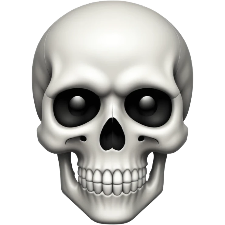 Halftone, pixel art skull emoji
