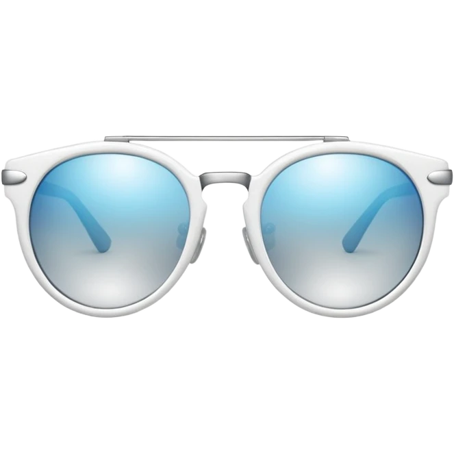 white luxury sunglasses emoji