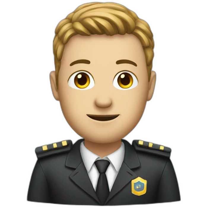 Cybersecurity officer emoji