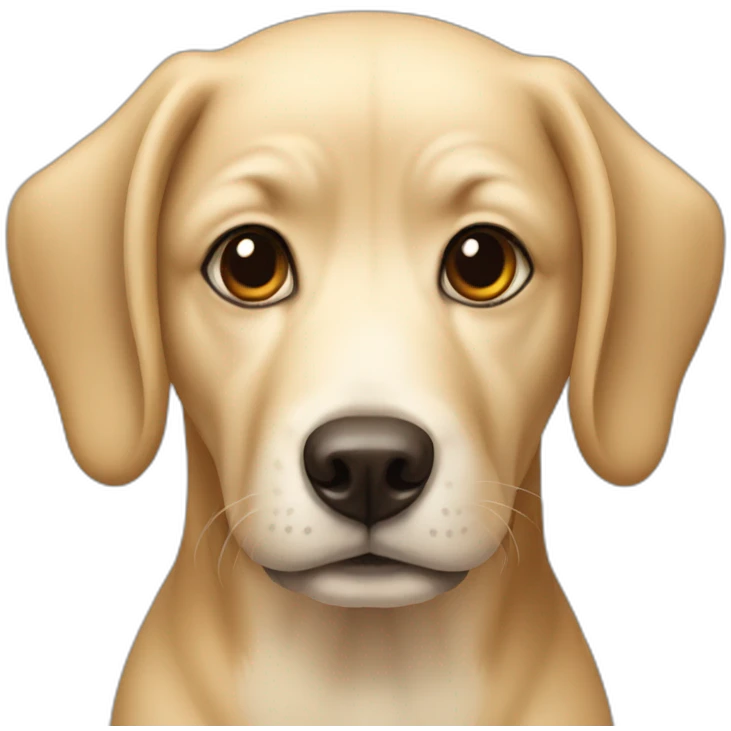 Chien beige emoji