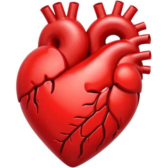 Une cœur qui forme un demi cœur emoji