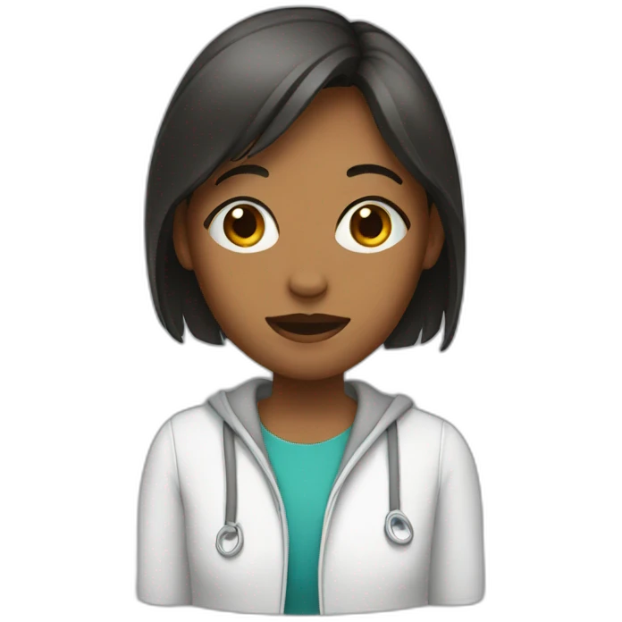 A Girl malade emoji