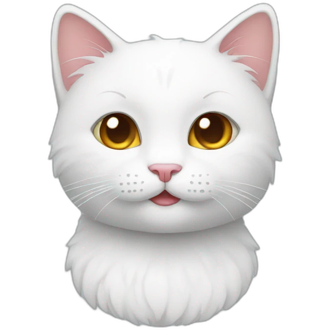 white kitty emoji