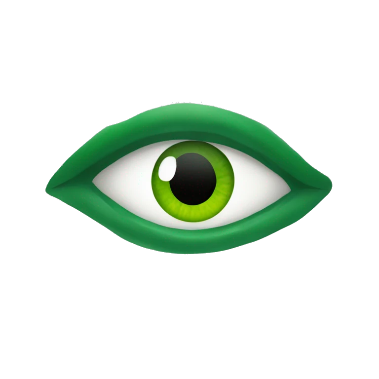Ojos verdes  emoji
