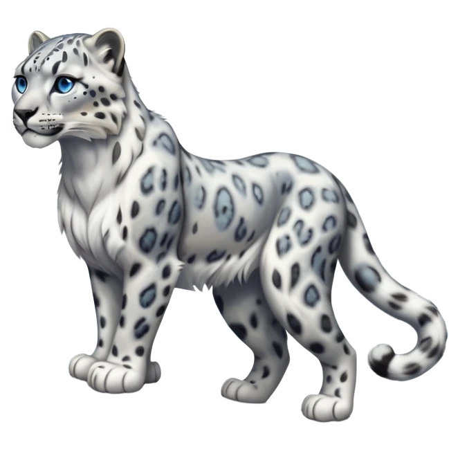 cinematic-snow-leopard-realistic-full-body-standing-emoji,-muscular-yet-graceful-body-balanced-on-rocky-cliffs,-long-fluffy-tail-swirling-behind,-head-tilted-dramatically,-thick-ghostly-white-fur-speckled-with-black-rosettes,-piercing-icy-blue-eyes,-simplified-yet-realistic-focused-features,-highly-detailed,-glowing-with-an-almost-sarcastic-glow emoji