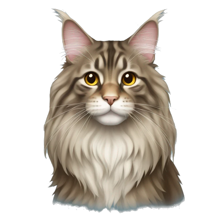 Maine coon cat emoji