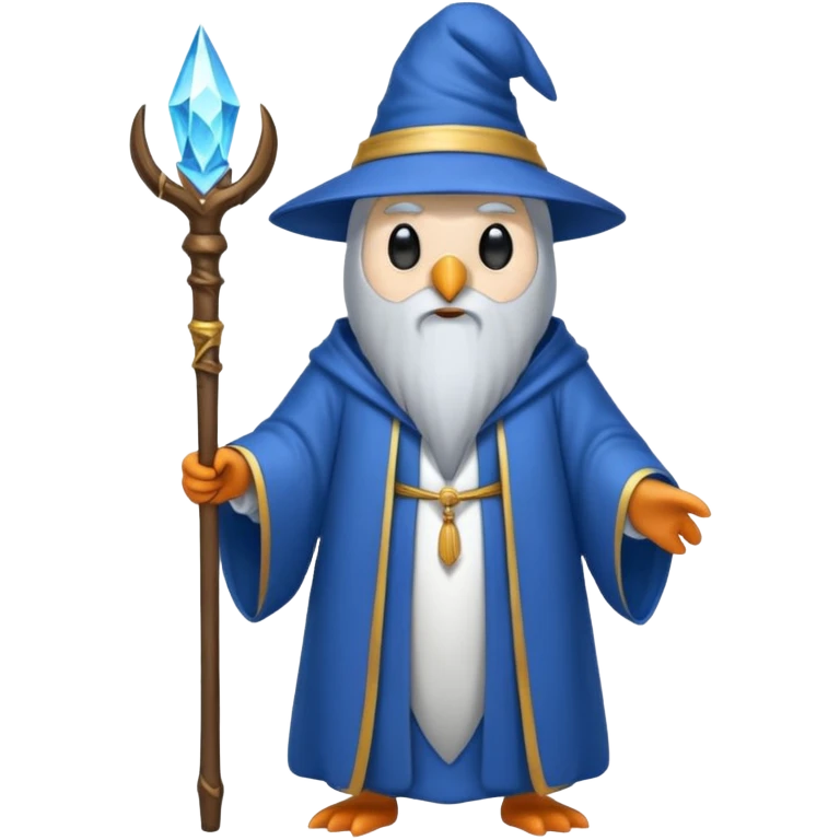 Penguin Wizard emoji