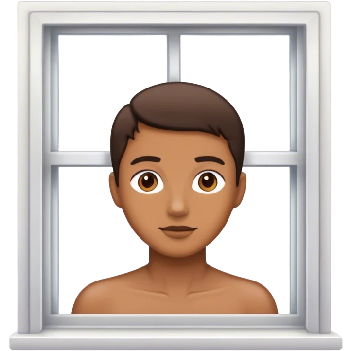 intimate moment by the window emoji
