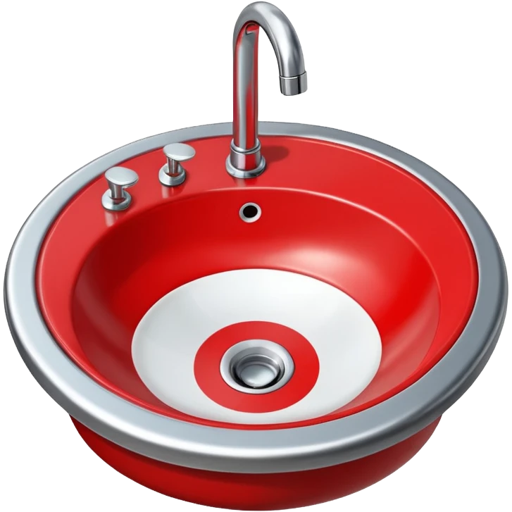 a sink with a red circular no sign emoji