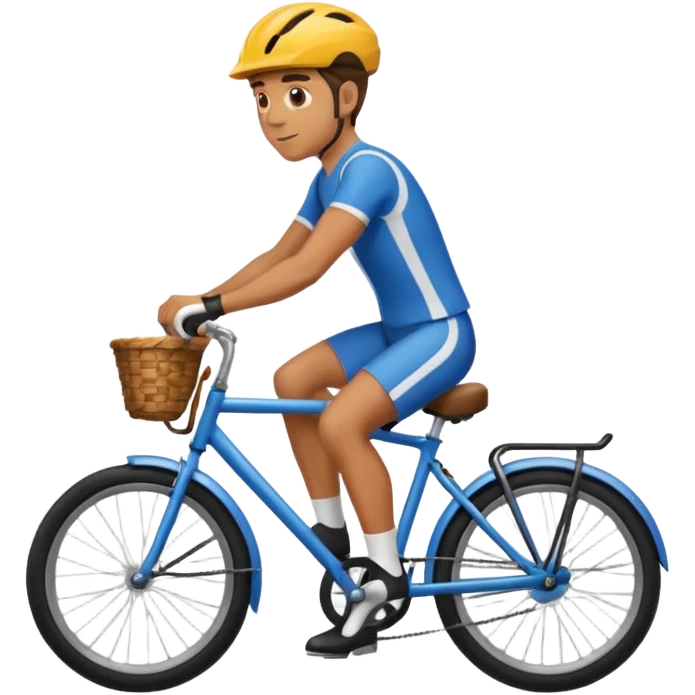 Man on bike  emoji