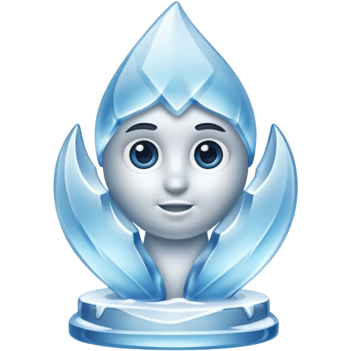 full  ice sculpture emoji