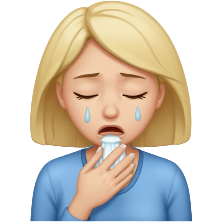 A Woman vomiting emoji
