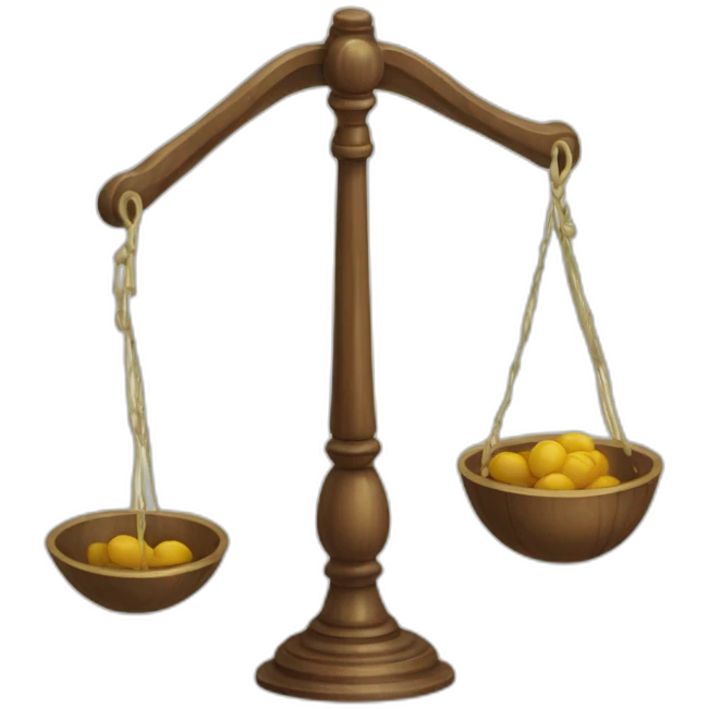 Balanza jurídico emoji