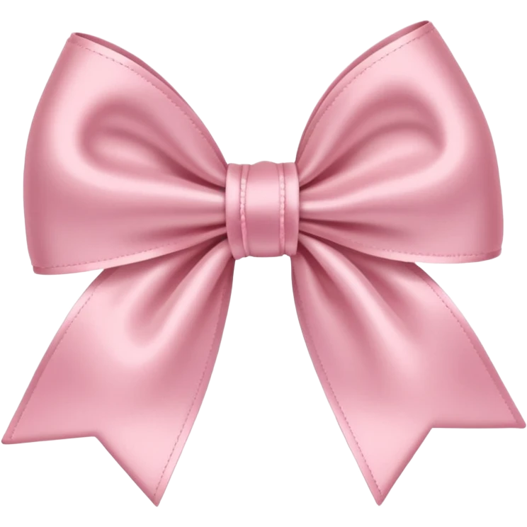Cute light pink bow  emoji
