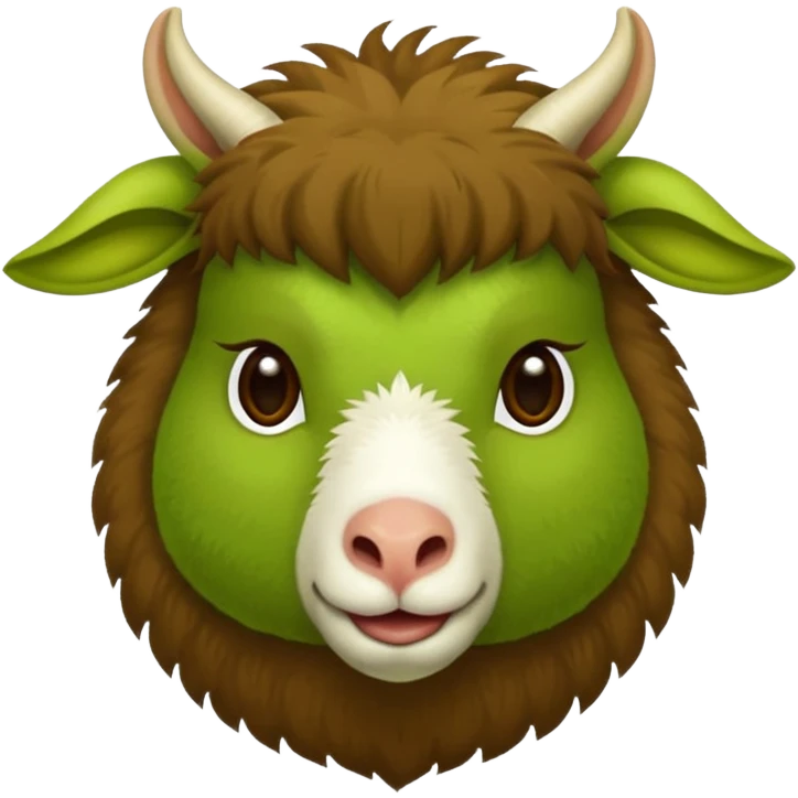 Kiwi goat emoji