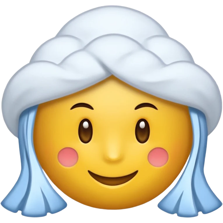 біла зима засніжені дерева вітер сніг emoji
