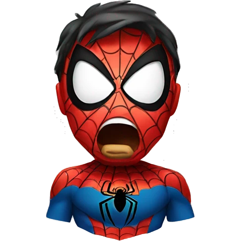 angry spiderman emoji emoji