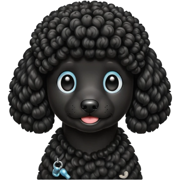 Black Poodle emoji