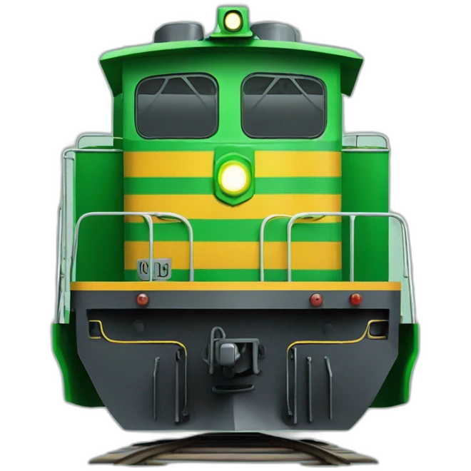 Locomotive verte emoji