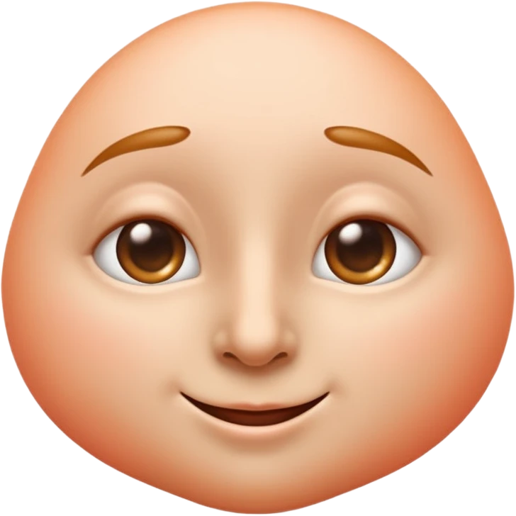 smooth glossy emoji of a human nose with soft peach skin tone, strong highlight on the tip and bridge, gentle gradient from top to bottom, realistic but clean emoji style, soft shadows inside the nostrils, minimal details, centered on a light pastel background

 emoji
