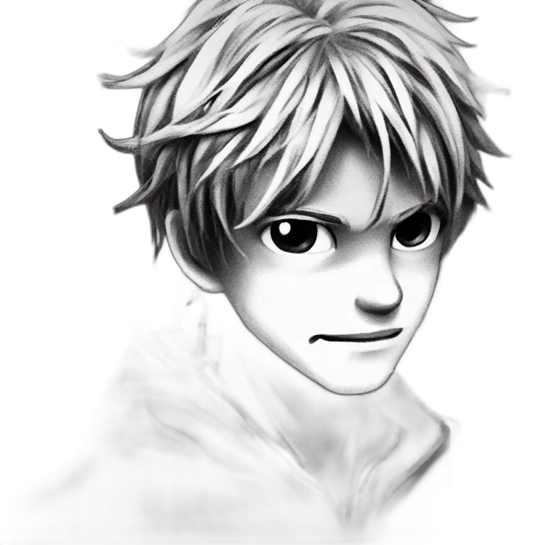 mesmerizing monochrome gaze emoji