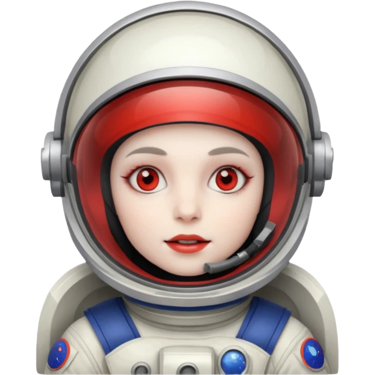 Vampire in Astronauts helmet emoji