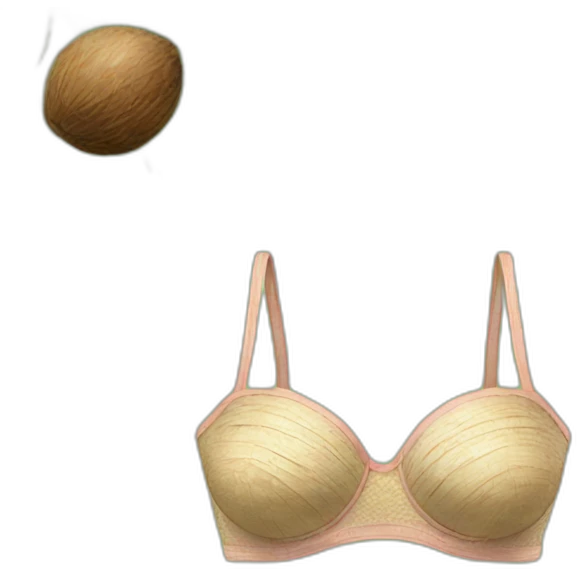 Coconut bra emoji