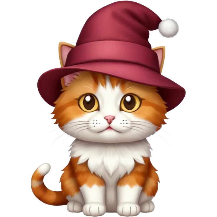 cat wearing a hat emoji