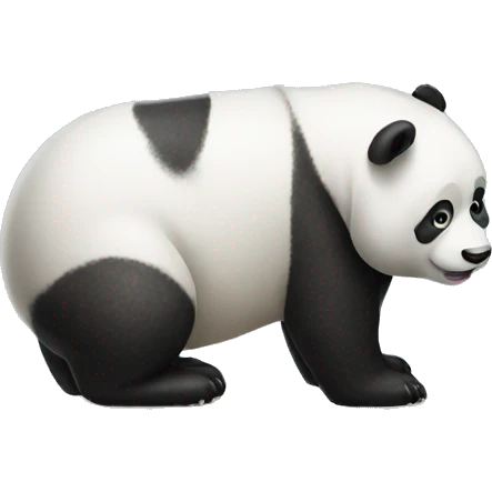 panda pooping emoji