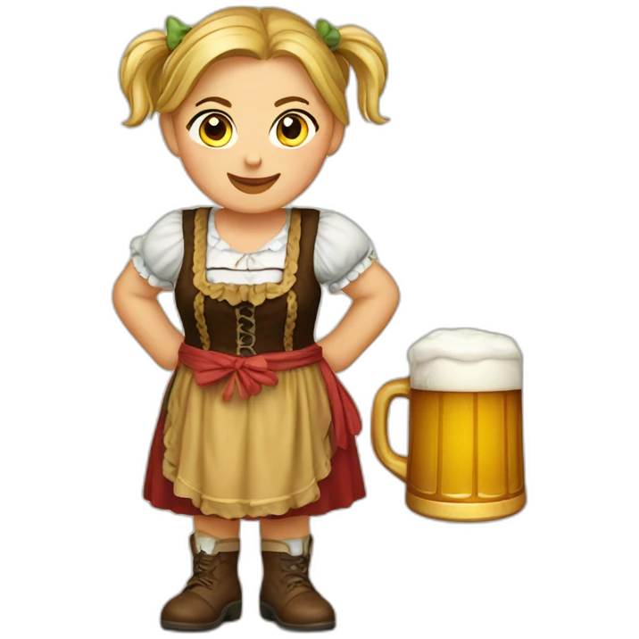 oktoberfest woman emoji