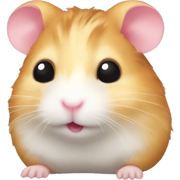 Hamster with a 🎀 emoji