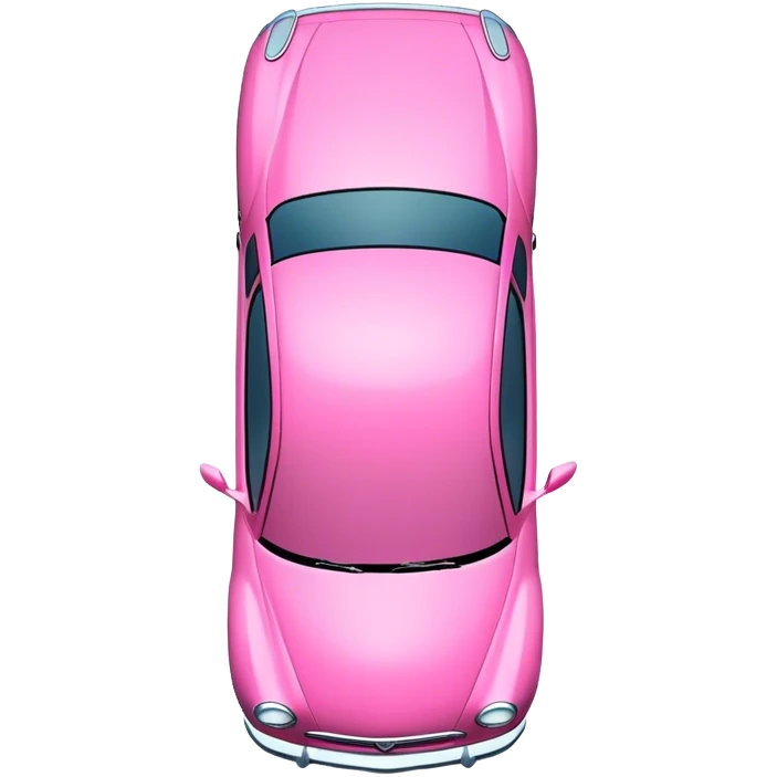 car top view make it pink emoji