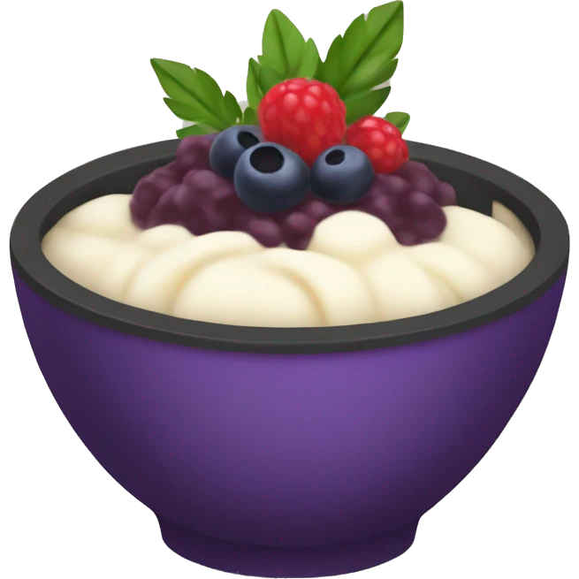 Acai bowl emoji