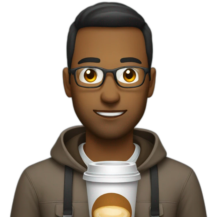 software engineer drinking coffee emoji