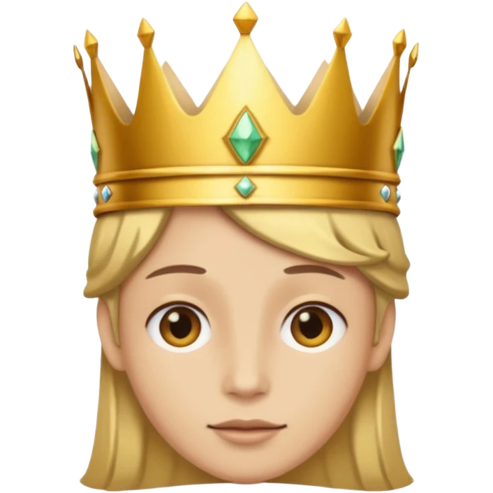 aggiungi una corona sulla testa emoji