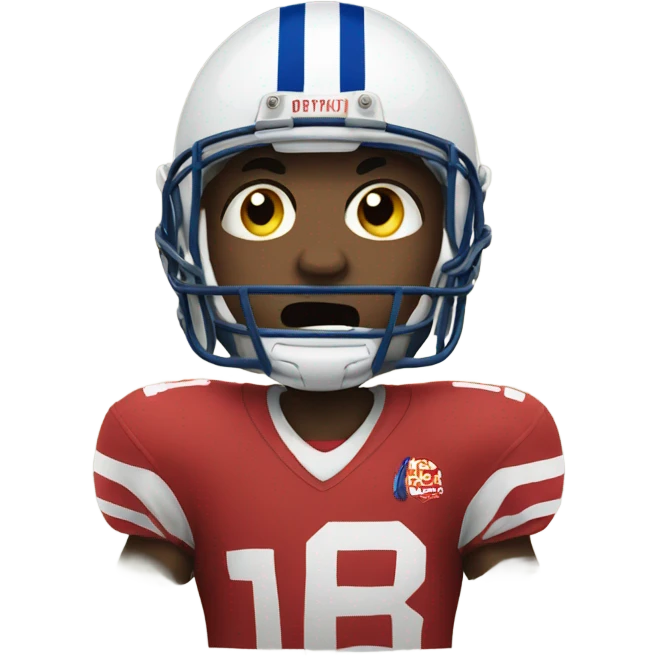 Someone losing faith in their football team emoji
